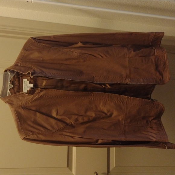 Coldwater Creek Leather Jacket - Picture 3 of 3